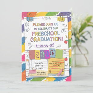DIY Notebook Paperclip Preschool Studenten Crayon Inbjudningar