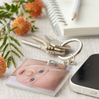 DIY-nyckelkedja | Anpassningsbar Foto, Logotyp ell