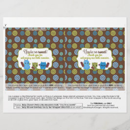 DIY Peek a Boo Monsters 1,55oz Candy Pub Wrappers