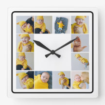 DIY Personlig 12 Photo Collage Template