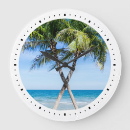 DIY Personlig Round Photo Template Stor Klocka
