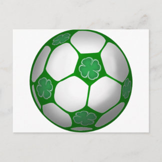 DIY personlig St patrick's day-fotboll Vykort