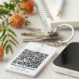 DIY Photo ID Digital QR-kodnyckelkedja