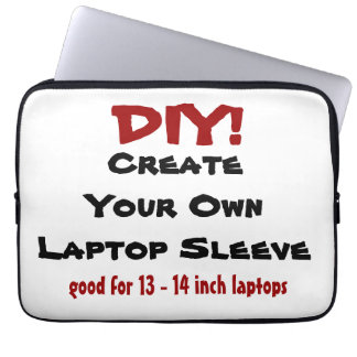 DIY - Planlägg din egna anpassningsbar 13 till 14 Laptop Fodral