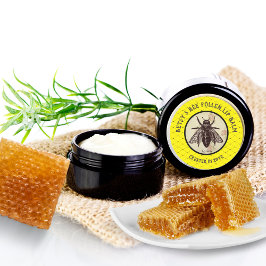 DIY Queen Bee Pollen Crafts-etikett Runt Klistermärke