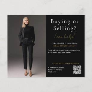 DIY Realtor - köpa eller sälja Real Gods Photo Flygblad
