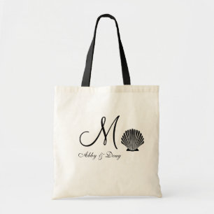 DIY Seashell Destination Logotyp Tygkasse
