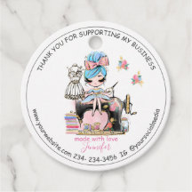 DIY Sewing Tack Mode Designe Favor Taggs