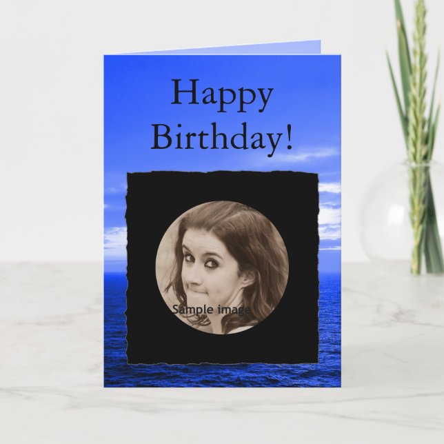 DIY Skapa dig själv | Personlig Photo Ram Kort (Framsida)