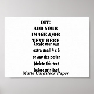 DIY Skapa din egen 7 x 5 projektionsyta Papper A4- Poster