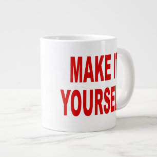 DIY Skapa din egen specialitet Espresso Muggar Jumbo Mugg