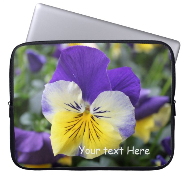 DIY, Skapa eget, lägg till bild eller text. Laptop Sleeve (Framsidan)