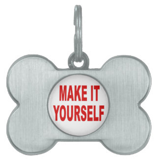 DIY skapar din egna beställnings- ID-bricka Husdjur