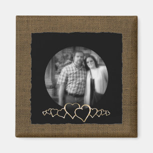 DIY skapar ditt egna lantliga personligfoto Magnet