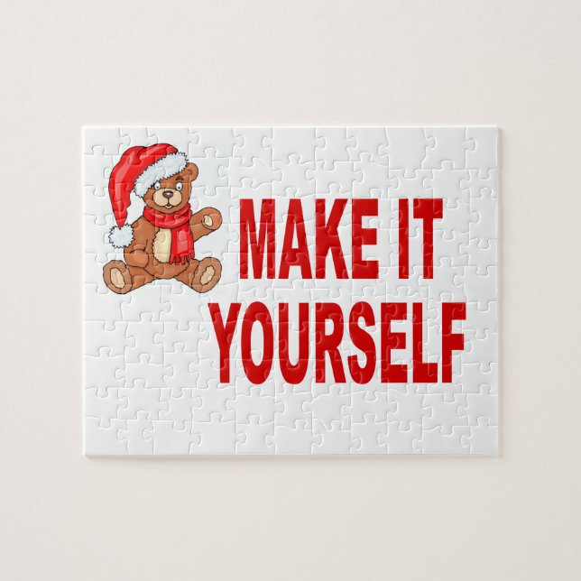 DIY skapar ditt egna pussel (Horisontell)