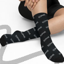DIY Socks | Anpassningsbar Färg, Namn, text