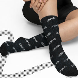 DIY Socks | Anpassningsbar Färg, Namn, text