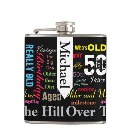 DIY Text | 50:e Grattis på födelsedagen | Milstolp Fickplunta