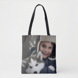 DIY Tote Bag Anpassningsbar Foto, Logotyp eller Tygkasse