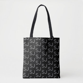 DIY Tote Bag | Anpassningsbar Monogram Mönster & F Tygkasse
