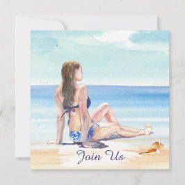 *~* DIY Tropical AR29 Beach ANY EVENT Party Inbjudningar