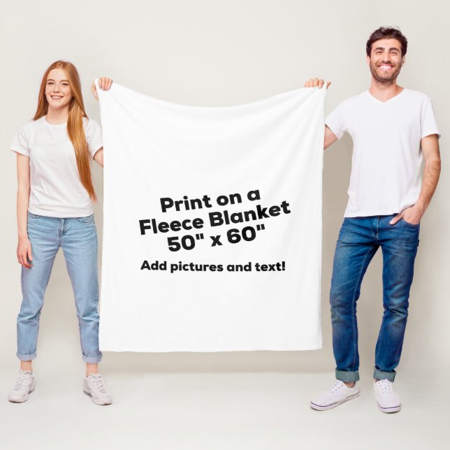 DIY-ULLFILTEN - tillfoga bilder och text! Fleecefilt (På plats)