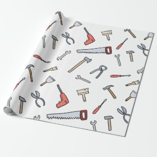 DIY verktyg figurerar pappert Presentpapper