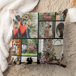 DIY YOUR | FAMILY Two Sided Family 10 Pictures Kudde