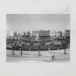 Dizengoff Circle i Tel Aviv på 1930-talet Vykort