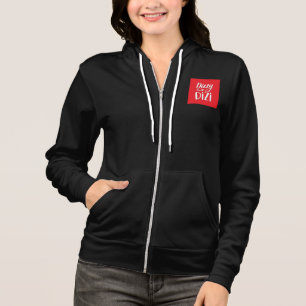Dizi Script Logotyp Combo Zip Hoodie T Shirt