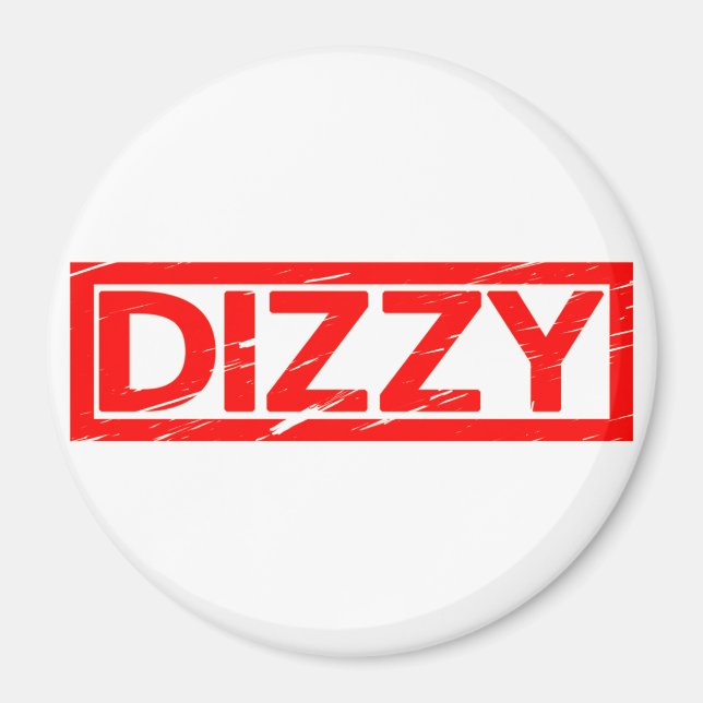 Dizzy Frimärke Magnet (Framsidan)