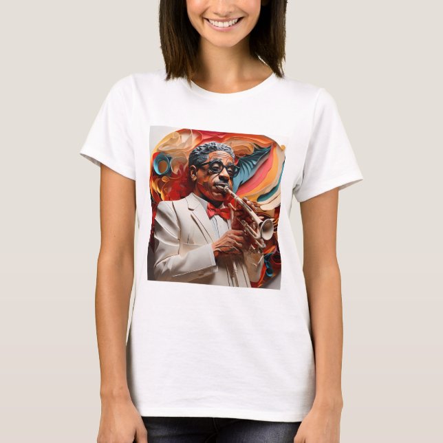 Dizzy Gillespie T Shirt (Framsida)
