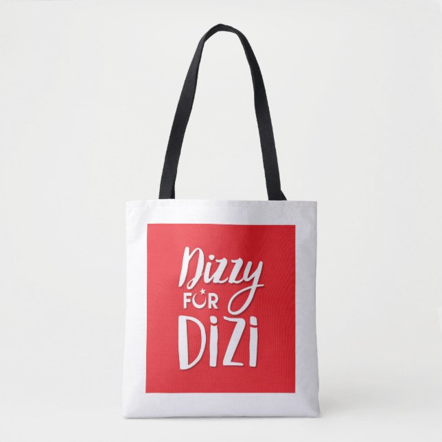Dizzy Logotyp Tote Tygkasse (Framsida)