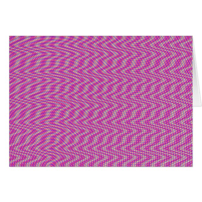 Dizzy Rosa Hälsningskort (Framsidan Horizontal)