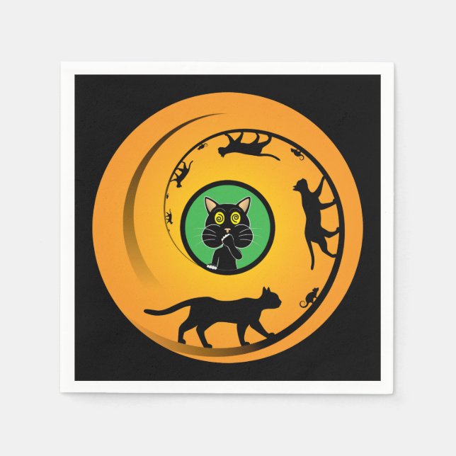 Dizzy Wheel Pappersservett (Framsidan)