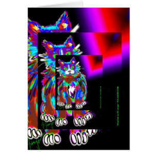 DizzyCats kort som presenterar den galna
