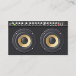 DJ Affärskort Loud Speakers Visitkort