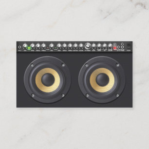 DJ Affärskort Loud Speakers Visitkort