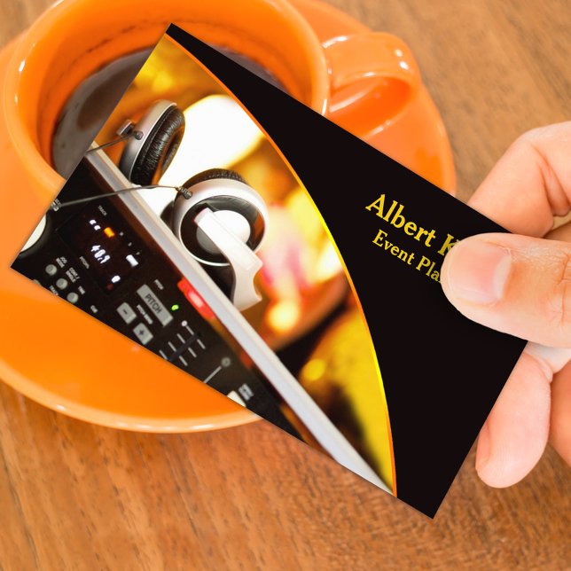 DJ Affärskort Visitkort (Skapare uppladdad)