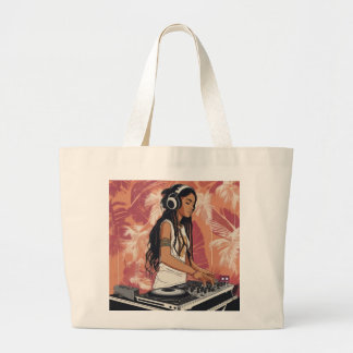 dj afro girl jumbo tygkasse