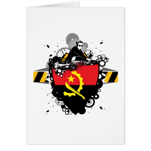 DJ Angola Hälsningskort (Framsidan)