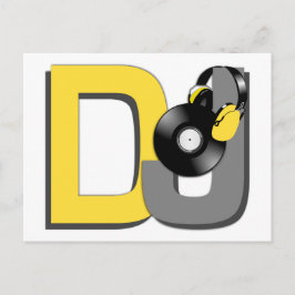 DJ anpassat vykort