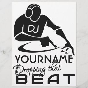 DJ-anpassningsbar-flygare Reklamblad