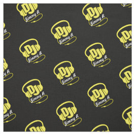 DJ-anpassningsbar för hörlurar med namnet gultens  Tyg