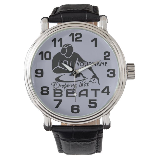 DJ-anpassningsbar-klockor Armbandsur (Framsida)