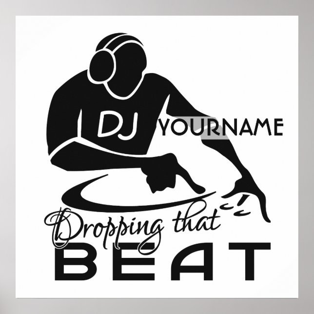 DJ-anpassningsbar poster (Framsidan)