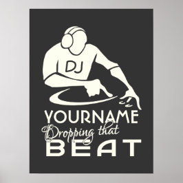 DJ-anpassningsbar poster