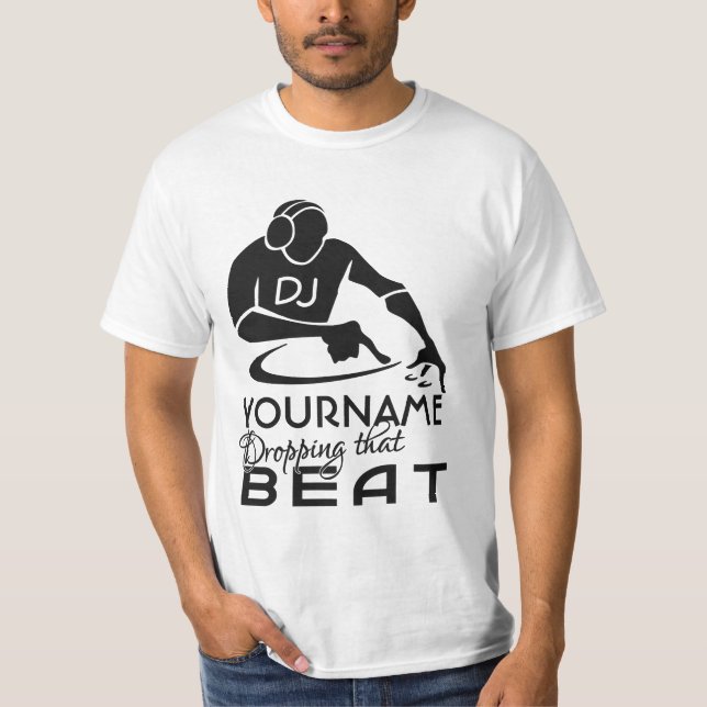 DJ anpassningsbar shirts & jacka T-shirt (Framsida)