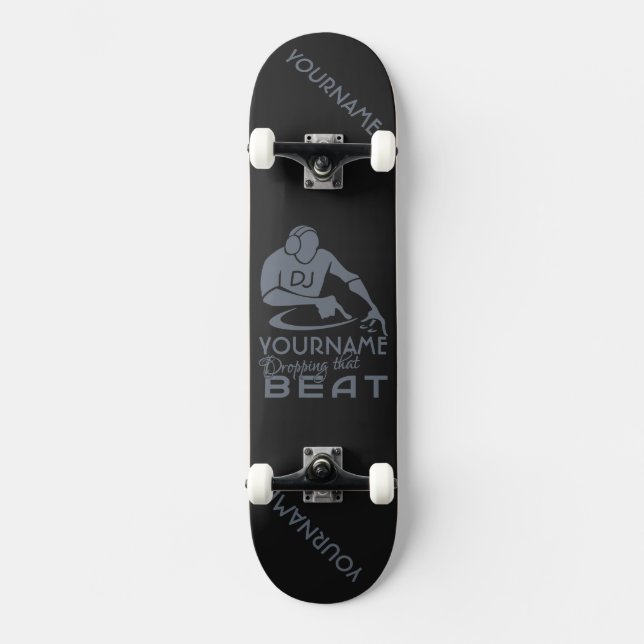 DJ anpassningsbar-skateboard Old School Skateboard Bräda 21,6 Cm (Framsida)