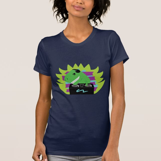 Dj-asaurus Rex T-Shirt (Framsida)